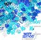 Confetti Blue 16 Confetti Glitter 16th Birthday Metallic Sweet 16 Confetti Sequins Sprinkles for Tables Party Decor Supplies